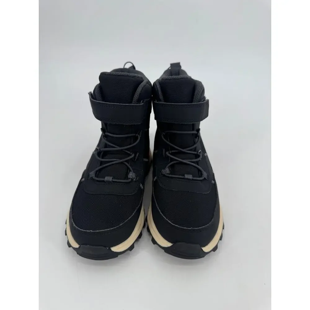 Cat & Jack Noah Boys Waterproof Hiker Winter Boots Black Snow Shoes Size 13 NWOB